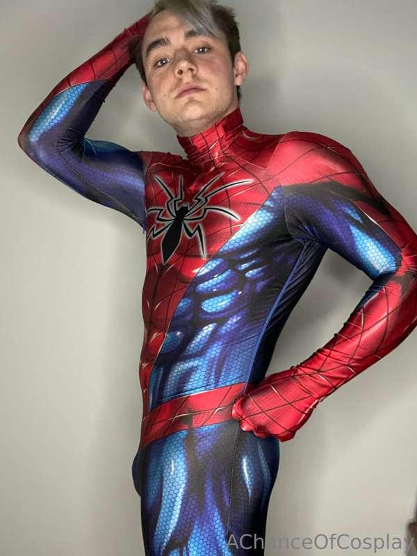 Sometimes you just have to touch yourself in the suit