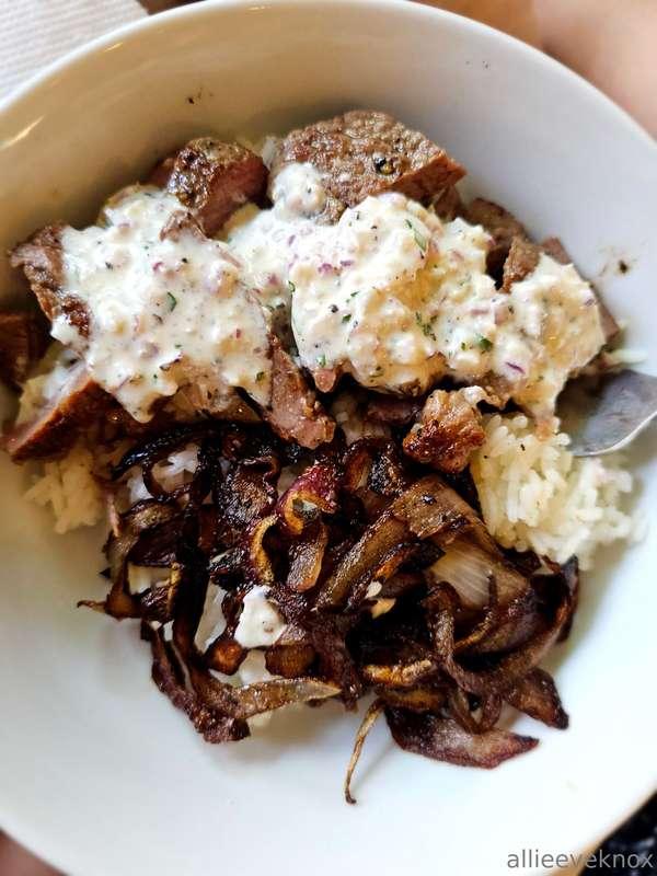 Steak bowls for din din.