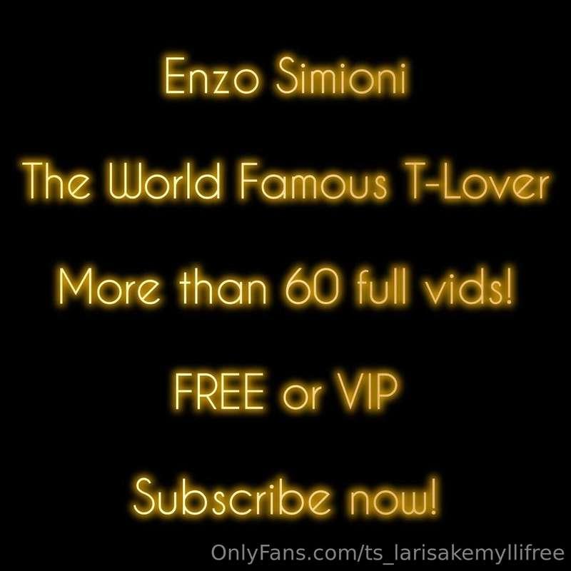 💥More than 70 TS porn vids!👉 @enzos (FREE)😎👉 @enzos_vip (VIP..