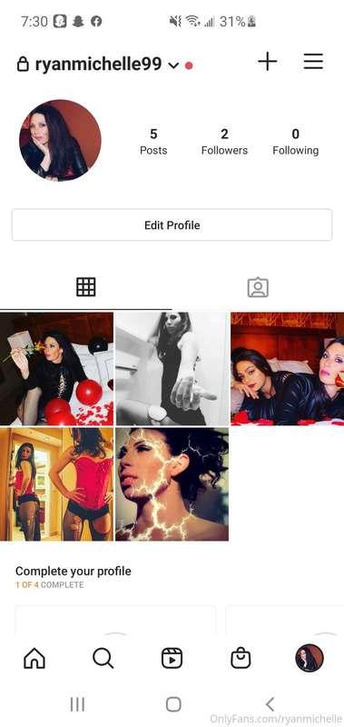 Just created a new instagram babies make sure you follow me ..