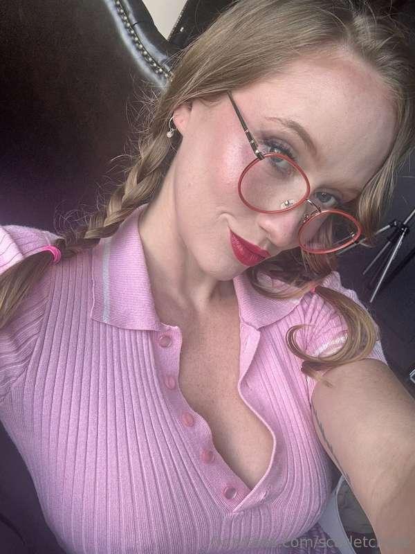 if I'm wearing glasses you haaave to cum all over them 🙂‍↕️ ..