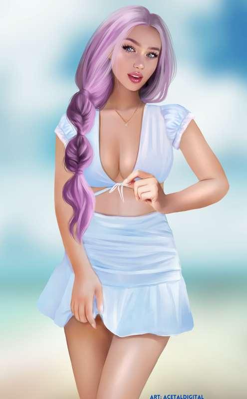 🎨 [sfw] ART! - Beach Date?! 🌼