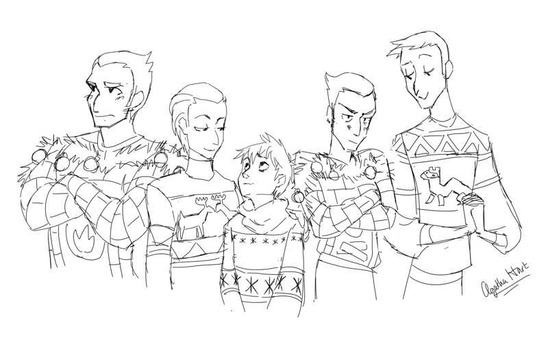 SFW Requests - NDU Christmas Sweaters