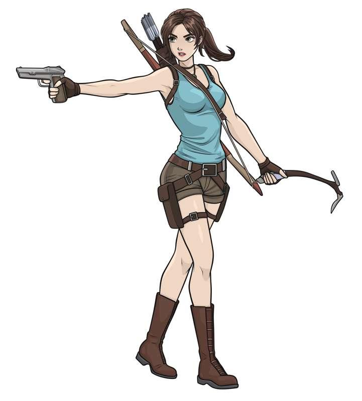 (Pay to add a background) Tomb Raider: Lara Croft Fan Art (Commission)