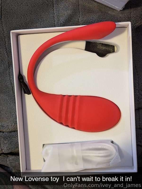 My new toy Vulse came in from Lovense I can't wait to try it..