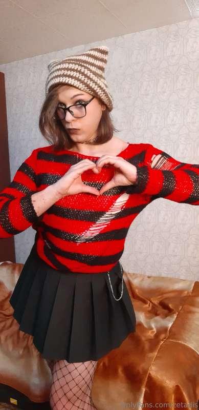 On cold day I will send you my❤️ to warm you up