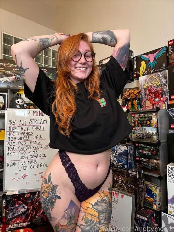 
Can we just fuck and build Lego all day…..pretty please? 🥺 😇
#redhead #ginger #tattoos #alt #glasses #panties #egirl #horny #nerdy #free #panties #gamergirl #lego #cute #young #teen #fyp