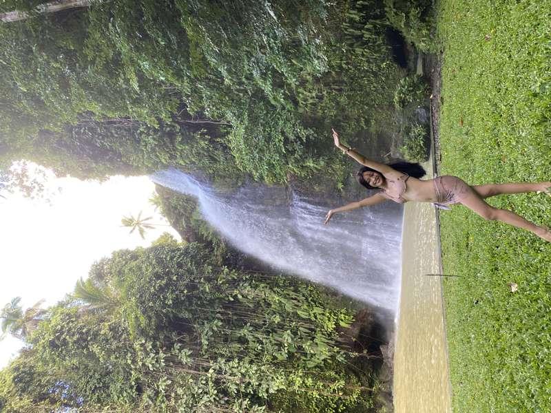 Baga Falls and beach