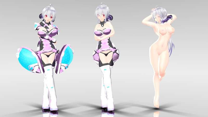 MMD Haku Ciber CG