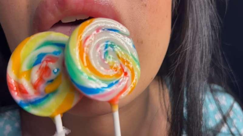 Lollipop and kisses