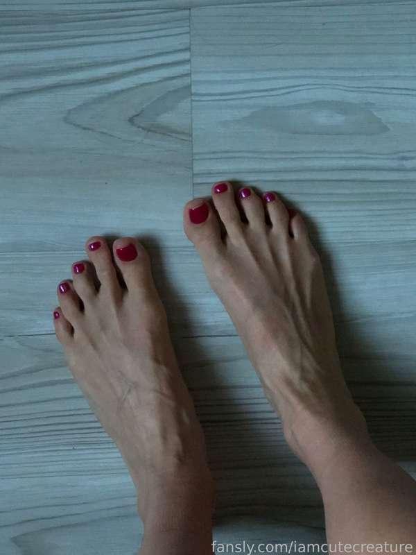 My new pedicure💅🏻
Do you like it?☺️

#footfetish #fyp #toes