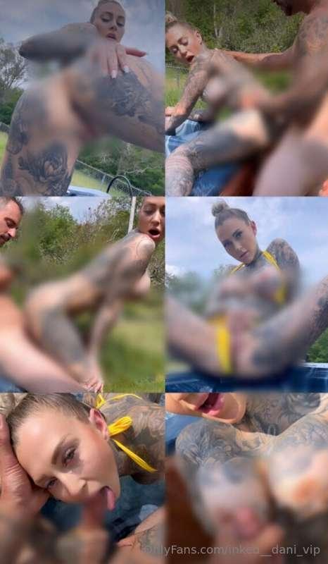 OUTSIDE FUCK😈🍆 The plan was just to chill outside in our Jac..