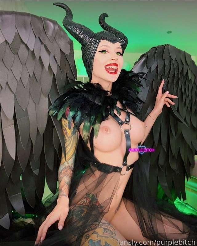 Remember my Maleficent cosplay?👹 #fyp