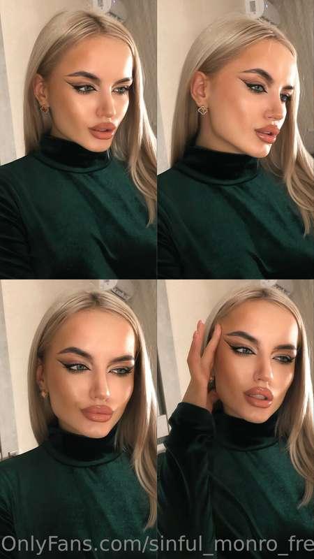 should i wear makeup while we having fun?🤔🤔