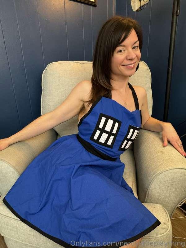 Do you like my little Tardis dress? I promise that I’m actua..