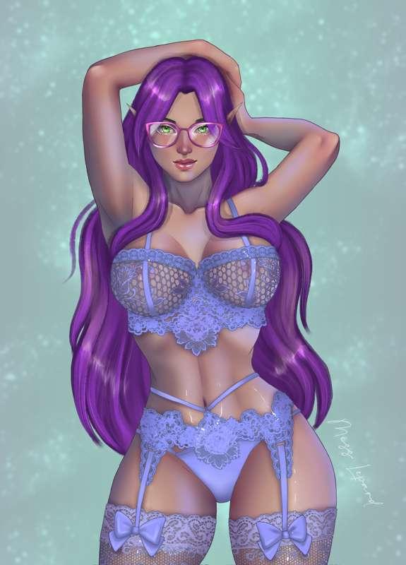 Blue Lace Blue by MissLepard
