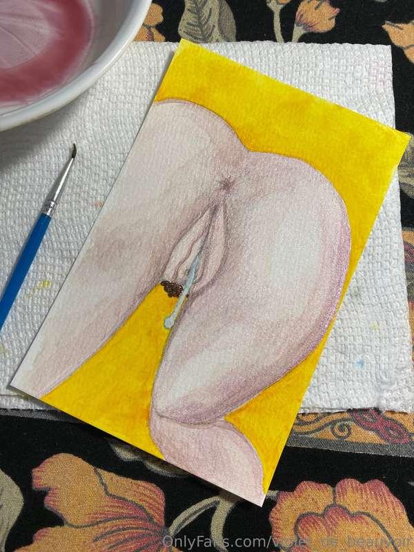 Our creation from last night’s live erotic art session!This ..