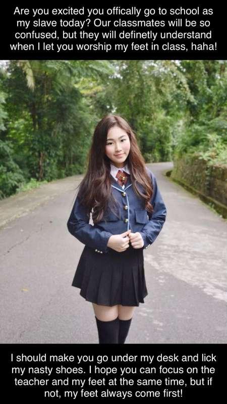Asian schoolgirl destroys your social life…