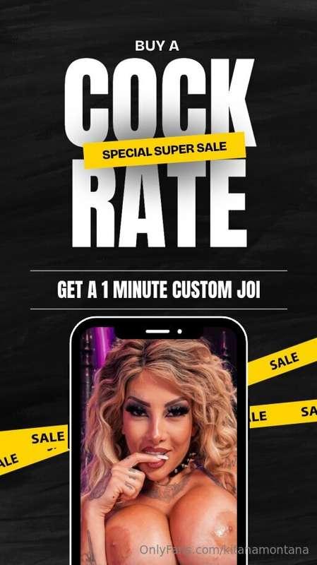 Tonight’s Specials :✨ Buy a video cock rate and get a 1 minu..