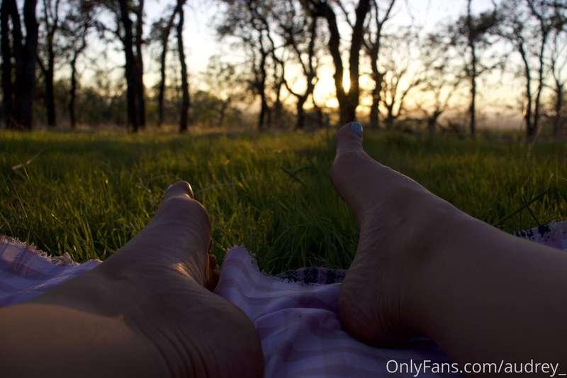 watched the sun setting last night. it was nice to get out a..