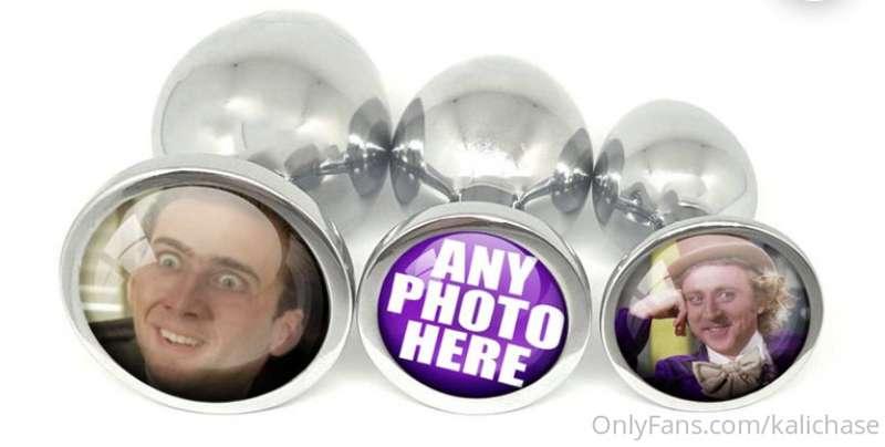 Now available - CUSTOMIZED Butt Plugs! Ever wanted ur face i..