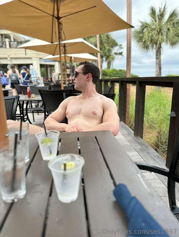At lunch and then right after