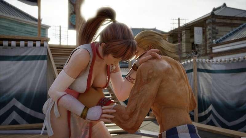 Kasumi vs Steve Fox - 03: Bellypunch! (4K) 