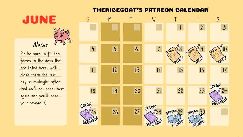 June Calendar 2023