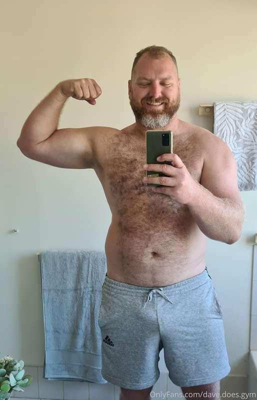 Bit of size in my arms after a couple of weeks of focus. Sti..