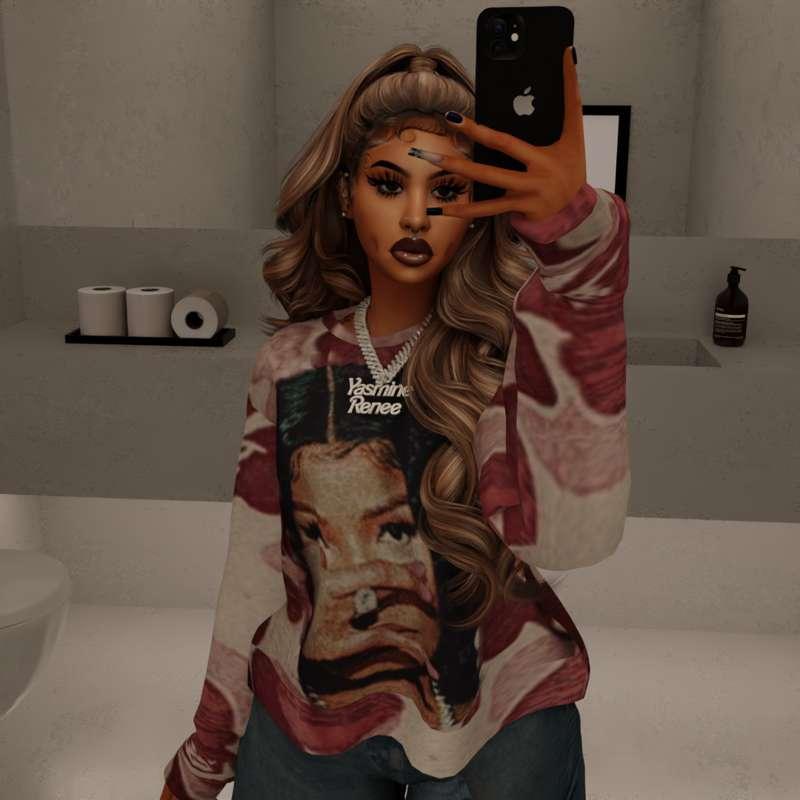 nicki tufted sweater