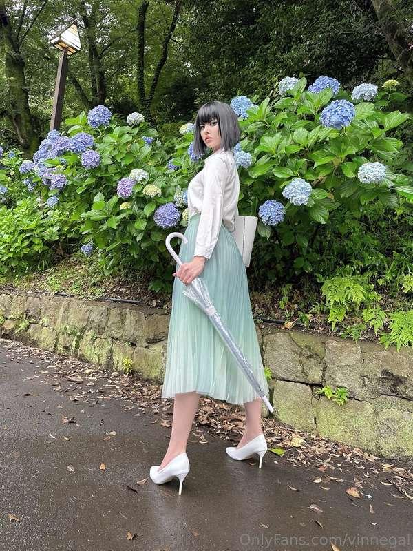 Rainy date with Lady Satsuki? ☔️💙