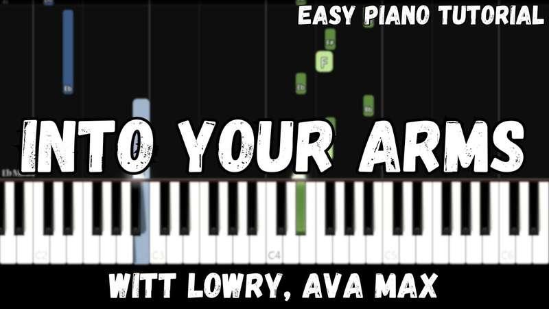 Easy MIDI - Witt Lowry - Into Your Arms ft. Ava Max (Atlantic Notes Arrangement + Tempo + Colors + Key)