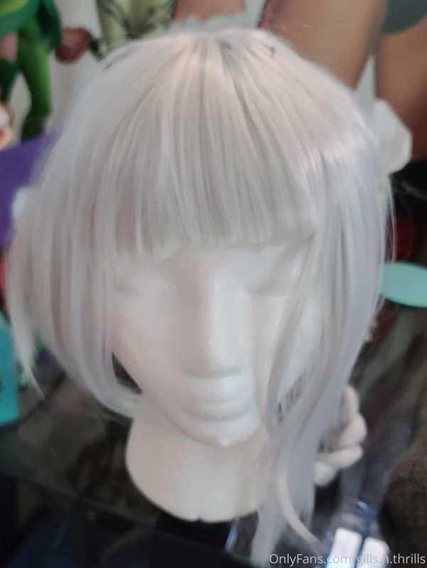 Wig is almost done and panty shopping today so I can finally..