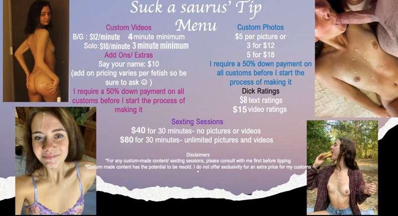 New tip menu
Dm for inquiries 😉❤️
*Forgot to update but sayi..