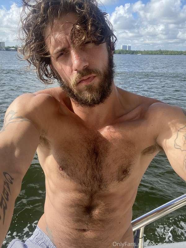 On a boat In Miami loving the vibes! ☀️