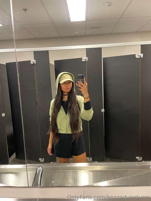 You can barely see my high knee socks. But you can see them ..