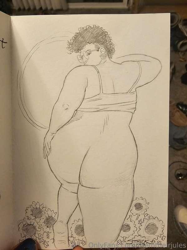 One of my fans drew me. Hes such a good boy.