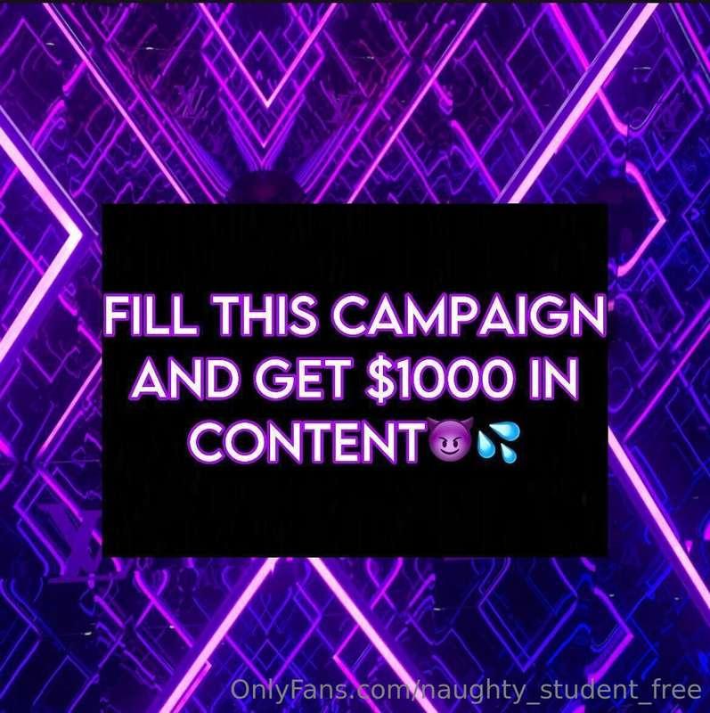 # 🔔 LIMITED TIME OFFER 🔔***FILL THIS CAMPAIGN & GET $1,000 I..