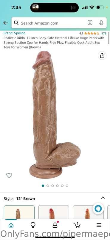 SOS! I need a new dildo! RIP to my old one! if you buy one f..