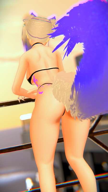 Rail me against the railing~💕💕(Free Pics)