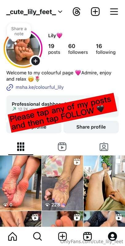 Hi 🌷Can I ask for a tiny favor?🥺 👉👈Can you find me on Instag..