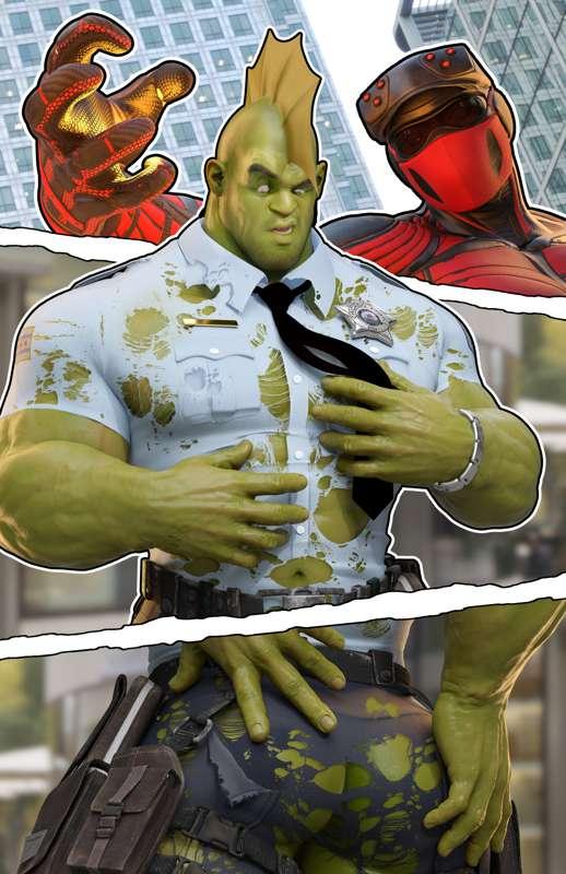 Savage Dragon Comic (PAGE 03 WIP)