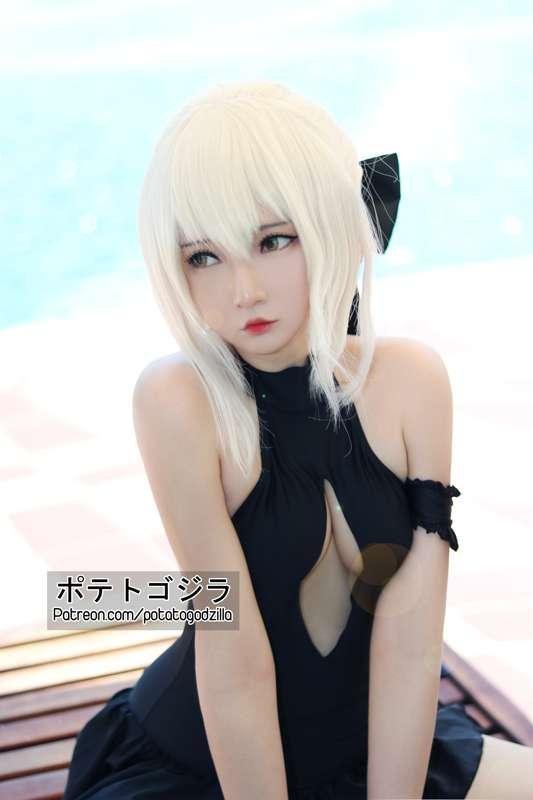 Tier 1 ~ Tier 3 of this June: Saber Alter swimsuit ❤