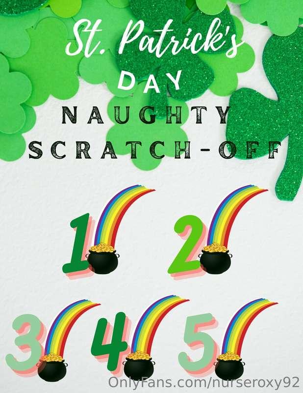 Seems like St. Patricks day is your lucky 🍀day after all bab..
