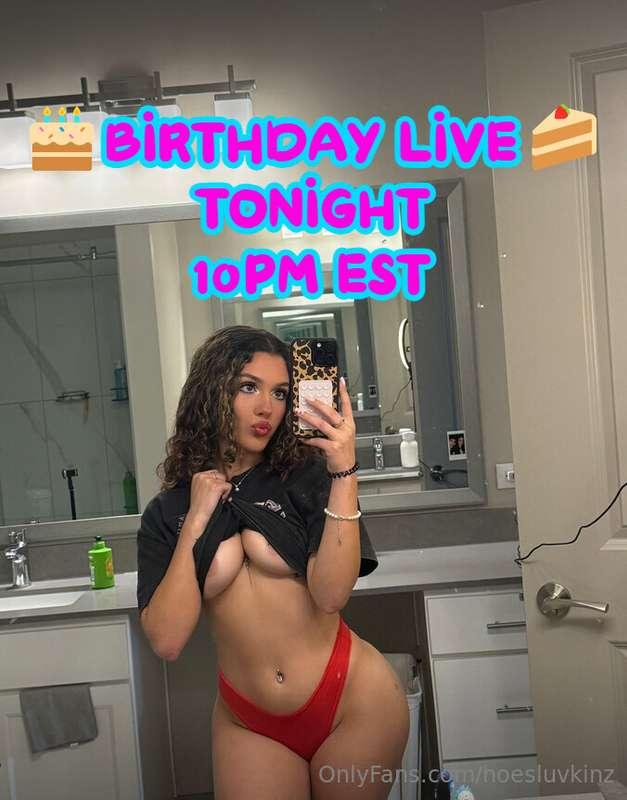 SURPRISE SURPRISE!!! It's my 🎂 birthday tomorrow so I am goi..