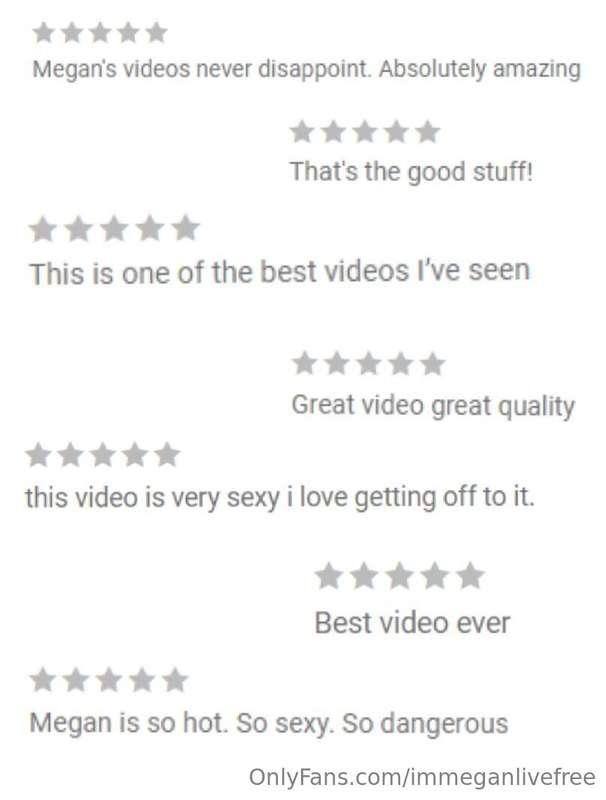 Some of your reviews after watching the exclusive videos ava..