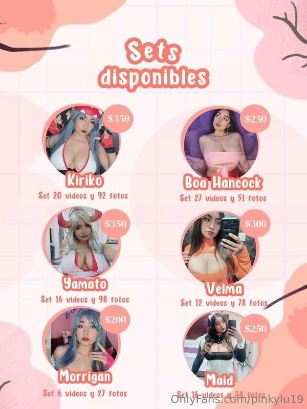 Bebessss hay sets disponibles!!!Si quieren, manden DM!