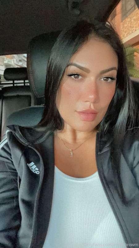 Taking a ride! I got a little naughty in the car 😈🔥You would..