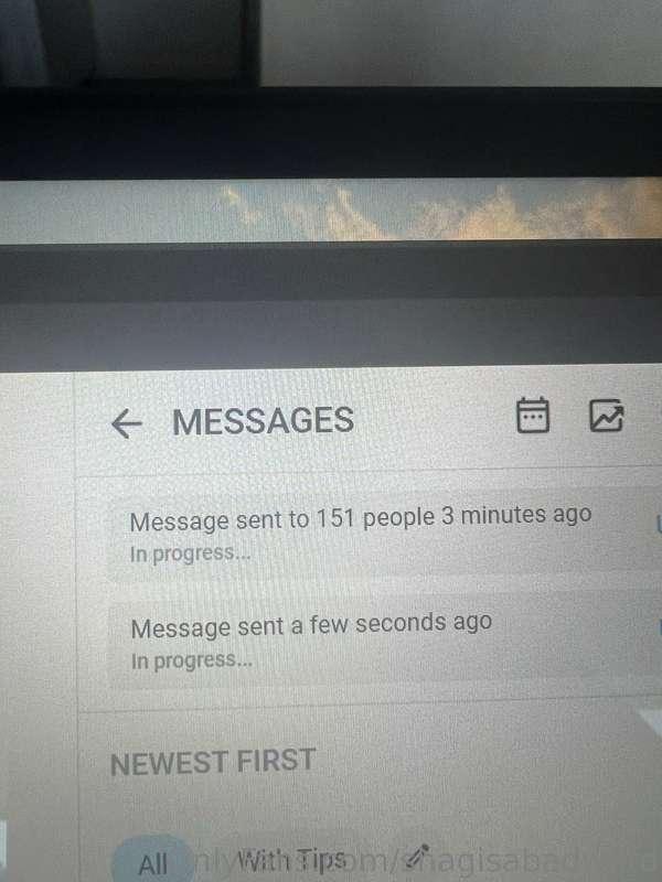 OF is broken today when sending messages :(:(