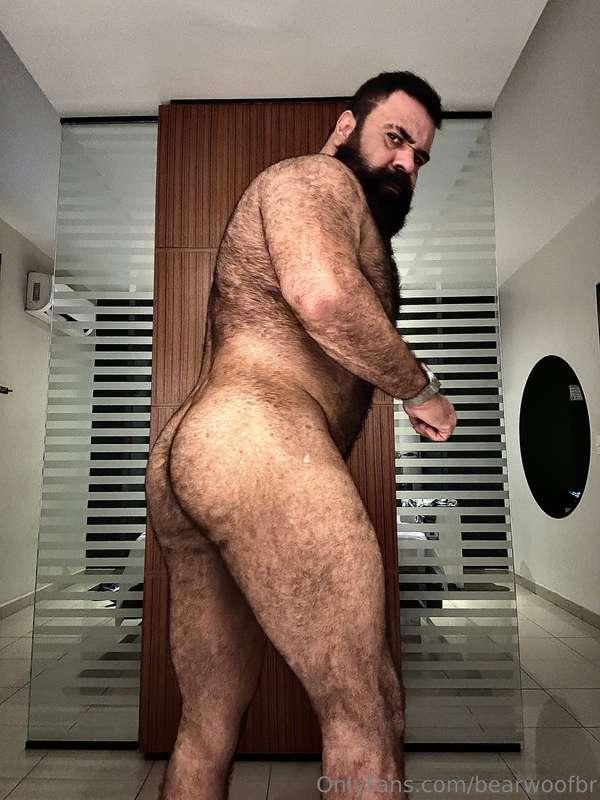 Anyone want to lick my big hairy ass? 🐻🍑